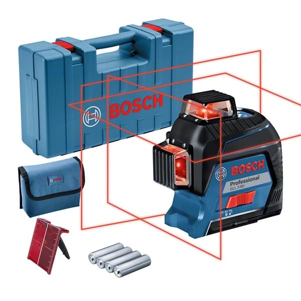 Bosch Line & Cross Lasers — GLL 50 G, GLL 3-80, GLL 15-12 X Professional Laser Levels — Bosch Professional pneumatic product available at Shri Narayan Machinery LLP Noida