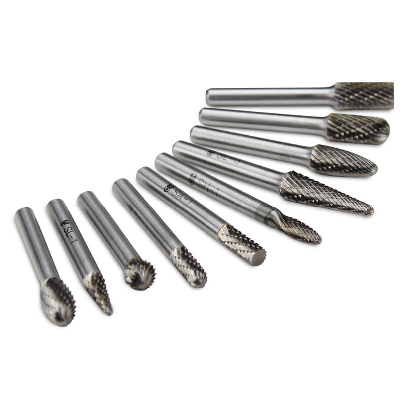 Miranda Tungsten Carbide Rotary Burrs, 11 Shapes, 3mm & 6mm Shank | Miranda (Dormer Pramet) pneumatic product available at Shri Narayan Machinery LLP Noida