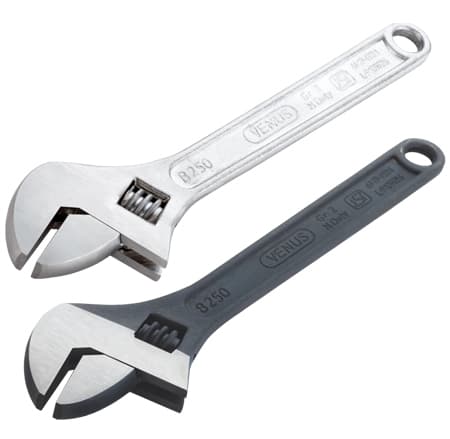 Venus Adjustable Wrenches & Pipe Wrenches: Drop Forged, IS 6149 & IS 4003 Compliant | Venus Hand Tools pneumatic product available at Shri Narayan Machinery LLP Noida