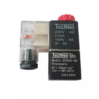 2V Series: 2/2 Solenoid Process Valve | TECHNO pneumatic pneumatic valves at Shri Narayan Machinery LLP Noida